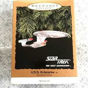 Star Trek U.S.S Enterprise ornament by Hallmark in box